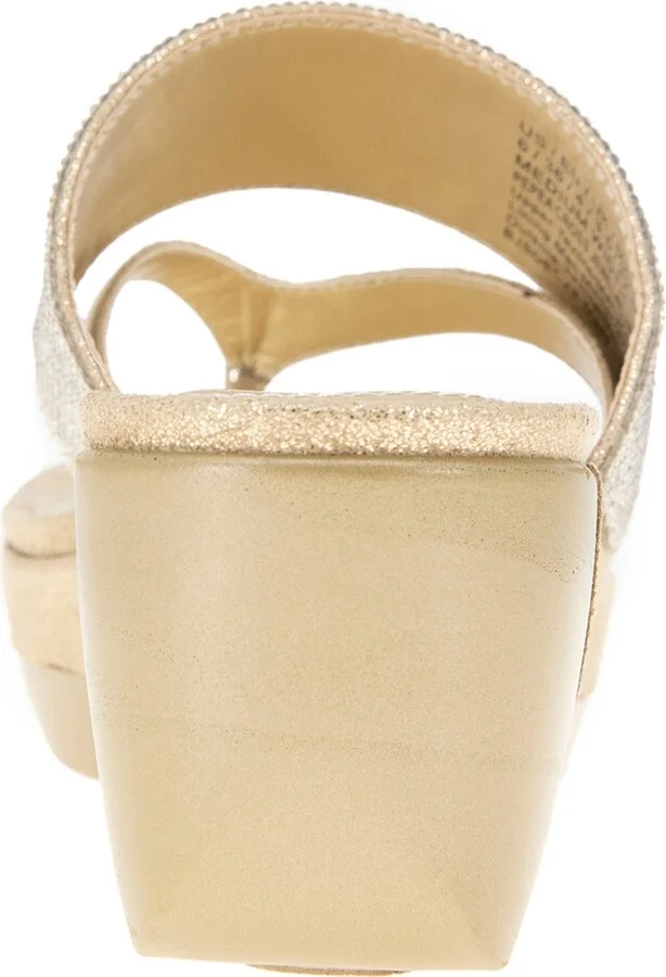 Kenneth Cole Reaction Women's Pepea Cross Jewel Wedge Sandals - Image 3