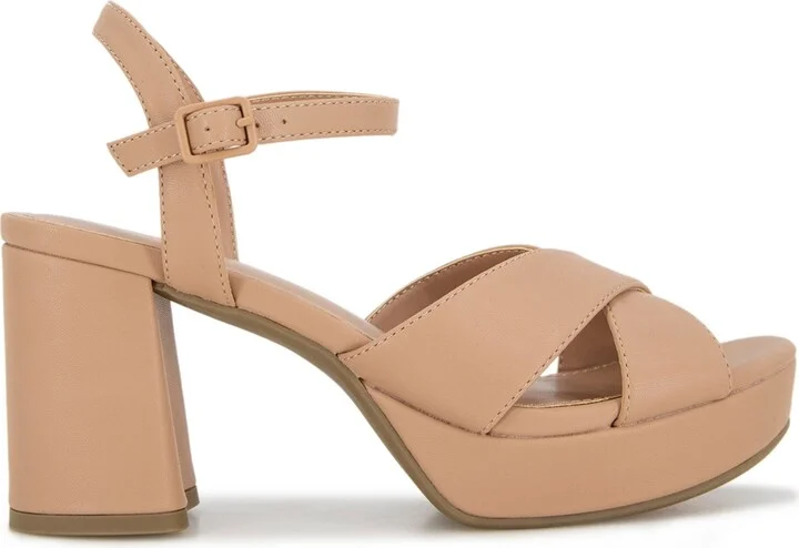 Kenneth Cole Reaction Women's Reeva Criss-Cross Platform Dress Sandals - Image 11