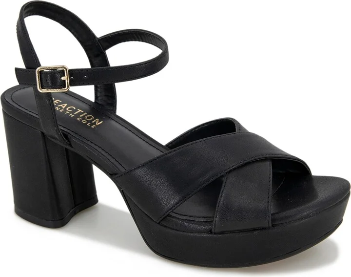 Kenneth Cole Reaction Women's Reeva Criss-Cross Platform Dress Sandals
