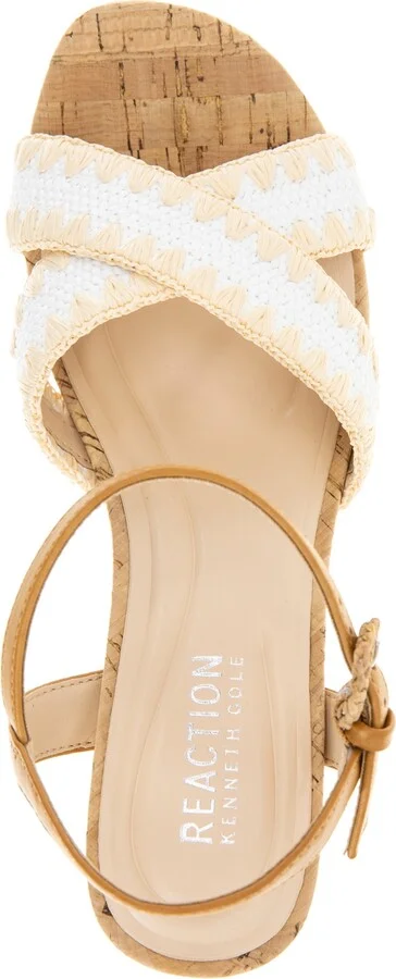 Kenneth Cole Reaction Women's Reeva Raffia Platform Dress Sandals - Image 4