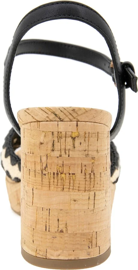 Kenneth Cole Reaction Women's Reeva Raffia Platform Dress Sandals - Image 8