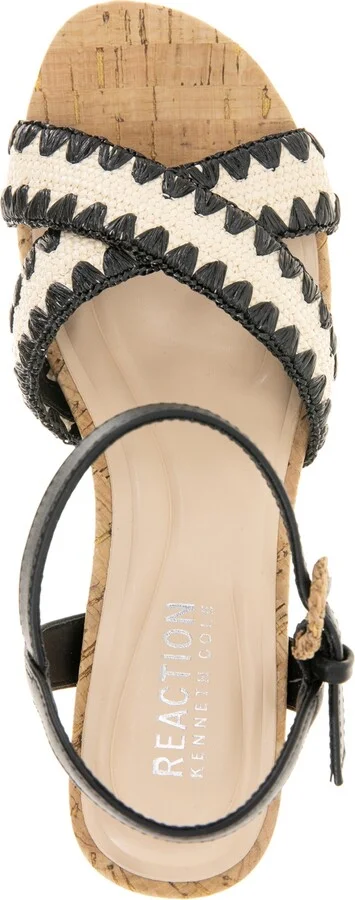 Kenneth Cole Reaction Women's Reeva Raffia Platform Dress Sandals - Image 9