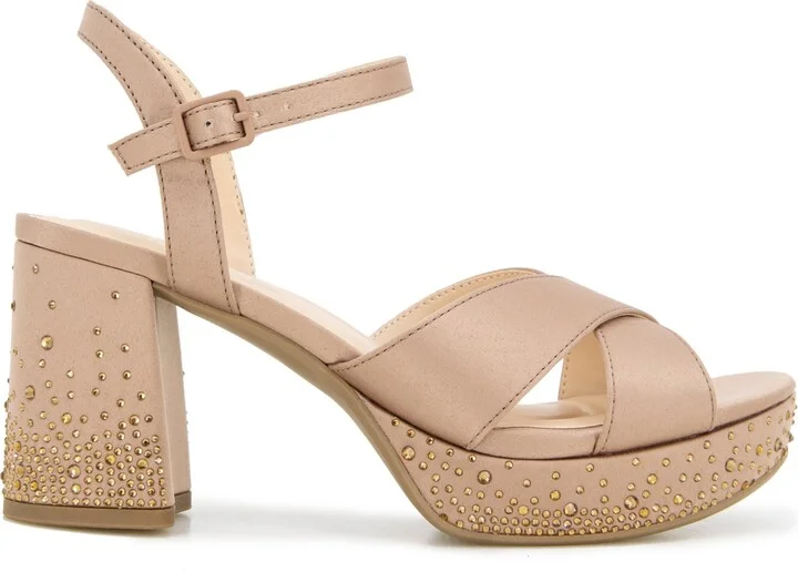 Kenneth Cole Reaction Women's Reeva Silk Platform Sandals - Image 7