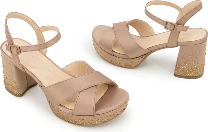 Kenneth Cole Reaction Women's Reeva Silk Platform Sandals - Image 11