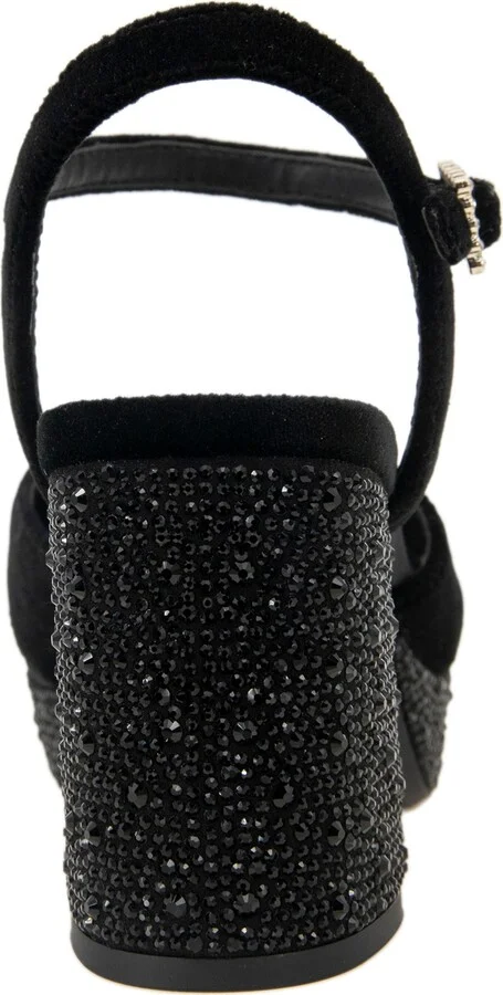 Kenneth Cole Reaction Women's Reeva Velvet Platform Dress Sandals - Image 3