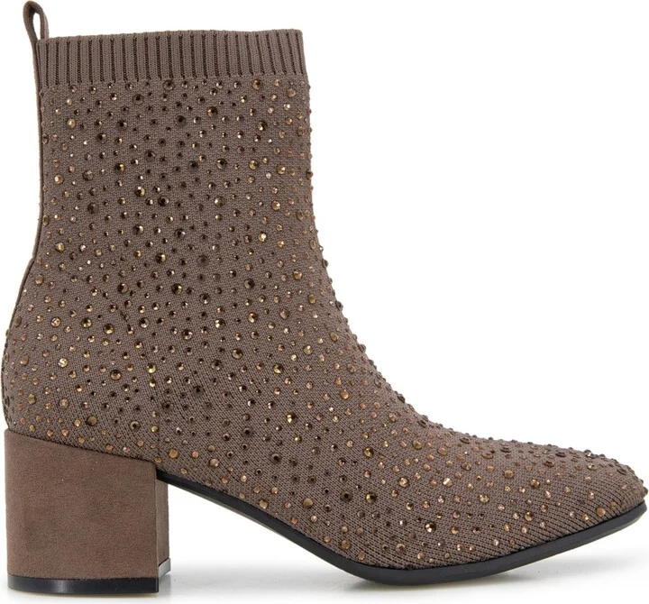 Kenneth Cole Reaction Women's Rida Stretch Jewel Wide Calf Booties - Image 2
