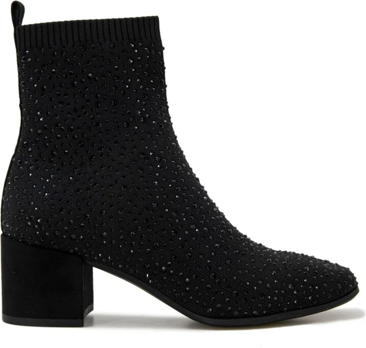 Kenneth Cole Reaction Women's Rida Stretch Jewel Wide Calf Booties - Image 10