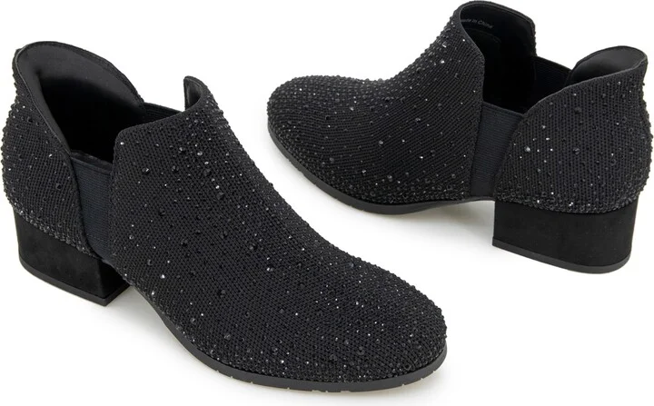 Kenneth Cole Reaction Women's Side Ez Knit Slip-On Booties - Image 6
