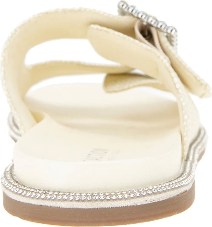 Kenneth Cole Reaction Women's Sydney Two Band Jewel Buckle Flat Sandals - Image 7