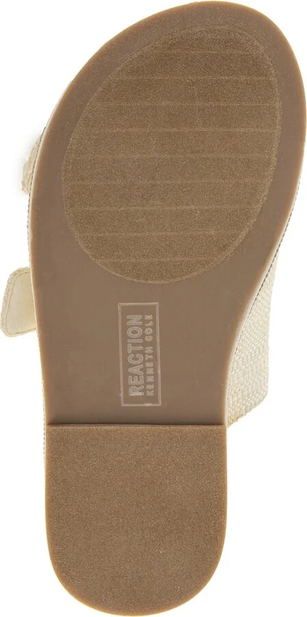 Kenneth Cole Reaction Women's Sydney Two Band Jewel Buckle Flat Sandals - Image 9
