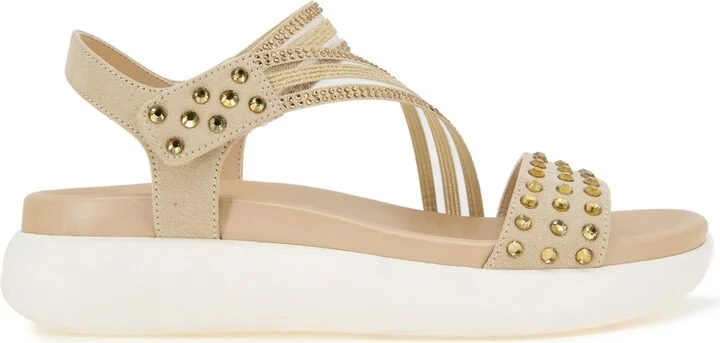 Kenneth Cole Reaction Women's Taryn Asymmetrical Slingback Jeweled Wedge Sandals - Image 2