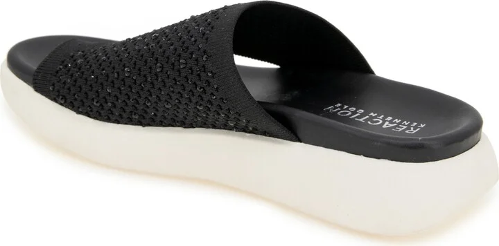 Kenneth Cole Reaction Women's Teffi Knit Round Toe Flat Sandals - Image 6
