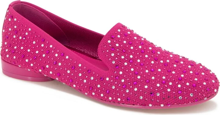 Pink Knit And Polyurethane