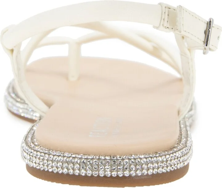 Kenneth Cole Reaction Women's Waltz Strappy Square Toe Flat Sandals - Image 3