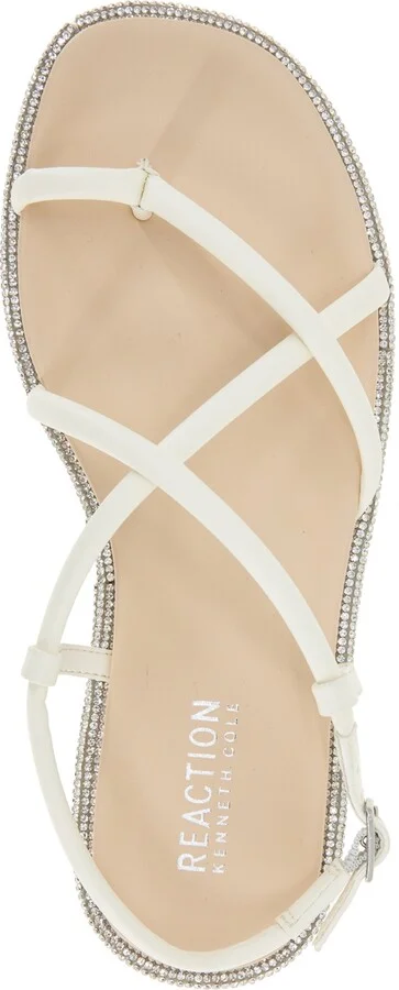 Kenneth Cole Reaction Women's Waltz Strappy Square Toe Flat Sandals - Image 4