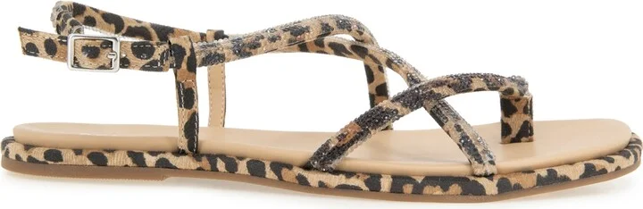 Kenneth Cole Reaction Women's Waltz Strappy Square Toe Flat Sandals - Image 7