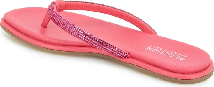 Kenneth Cole Reaction Women's Wynwood Crystal Strap Flat Sandals - Image 11