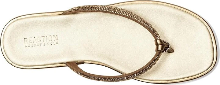 Kenneth Cole Reaction Wynwood Women's Sandals Bronze : 5.5 M, Faux Leather - Image 2