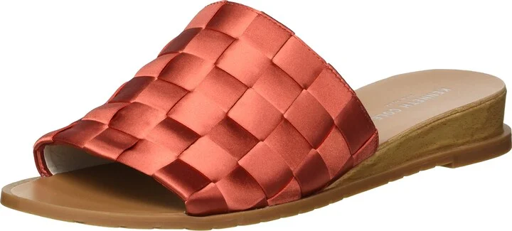 Kenneth Cole Women's Joanne Slide Sandal Woven Satin