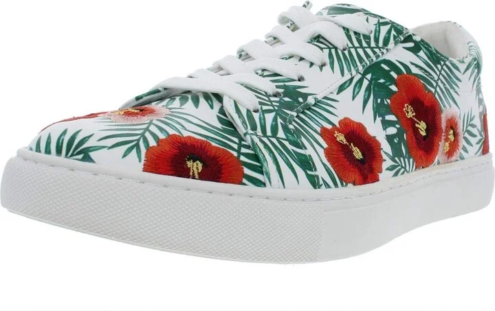 Kenneth Cole Women's Kam Palm Print Lace-up Sneaker