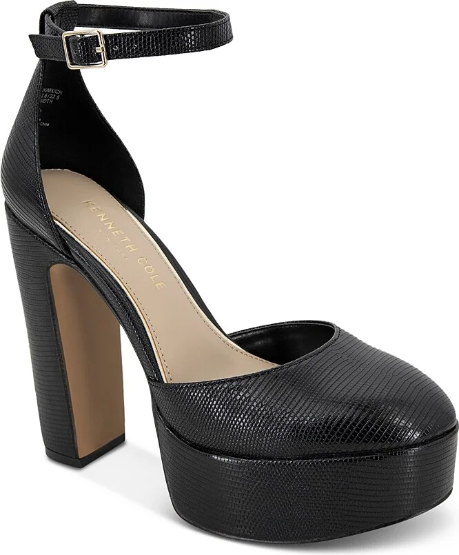 Kenneth Cole Women's Tatum Ankle Strap Platform Pumps
