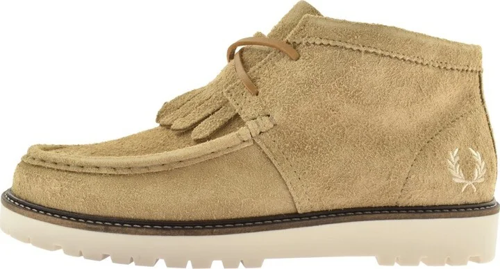 Kenny Mid Suede Shoe Warm Stone