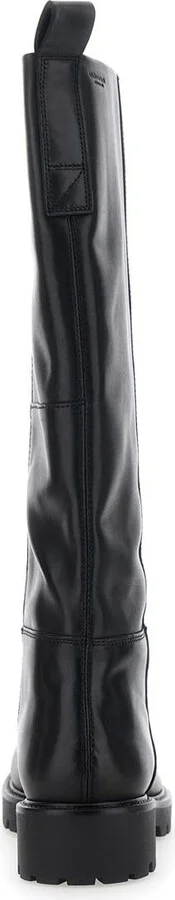 'Kenova' Black Knee High Boots In Leather Woman - Image 4