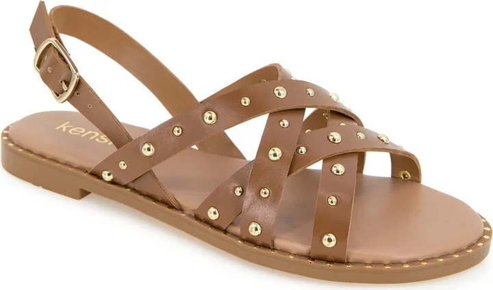 Kensie Women's MAELIE Flat Sandal