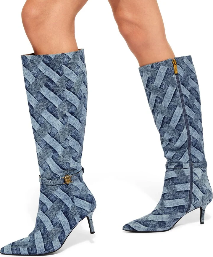 Kensington Denim Flexi Pointed Toe Boot - Image 2