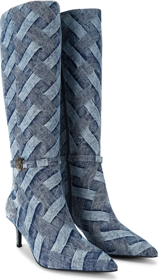 Kensington Denim Flexi Pointed Toe Boot - Image 5