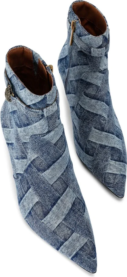 Kensington Denim Flexi Pointed Toe Bootie - Image 5