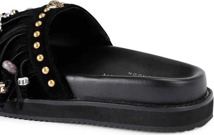 Kensington Fringe Slide Sandal - Image 4