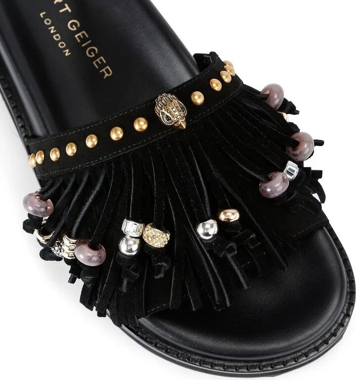 Kensington Fringe Slide Sandal - Image 5