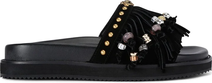 Kensington Fringe Slide Sandal