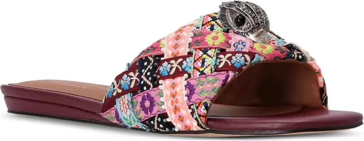 Kensington woven-strap flat sandals - Image 2