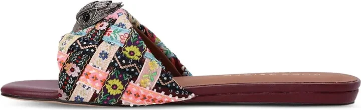 Kensington woven-strap flat sandals - Image 4
