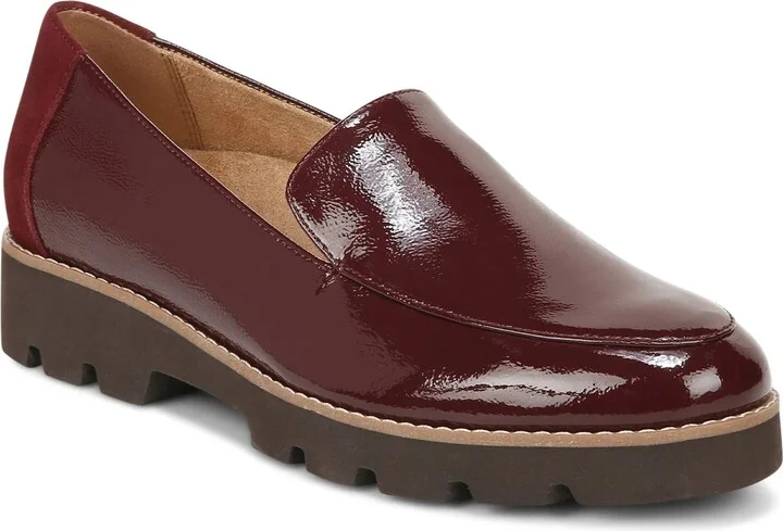 Kensley Loafer Women's US 7.5 Red Patent Leather Slip-On Shoes KHD2678