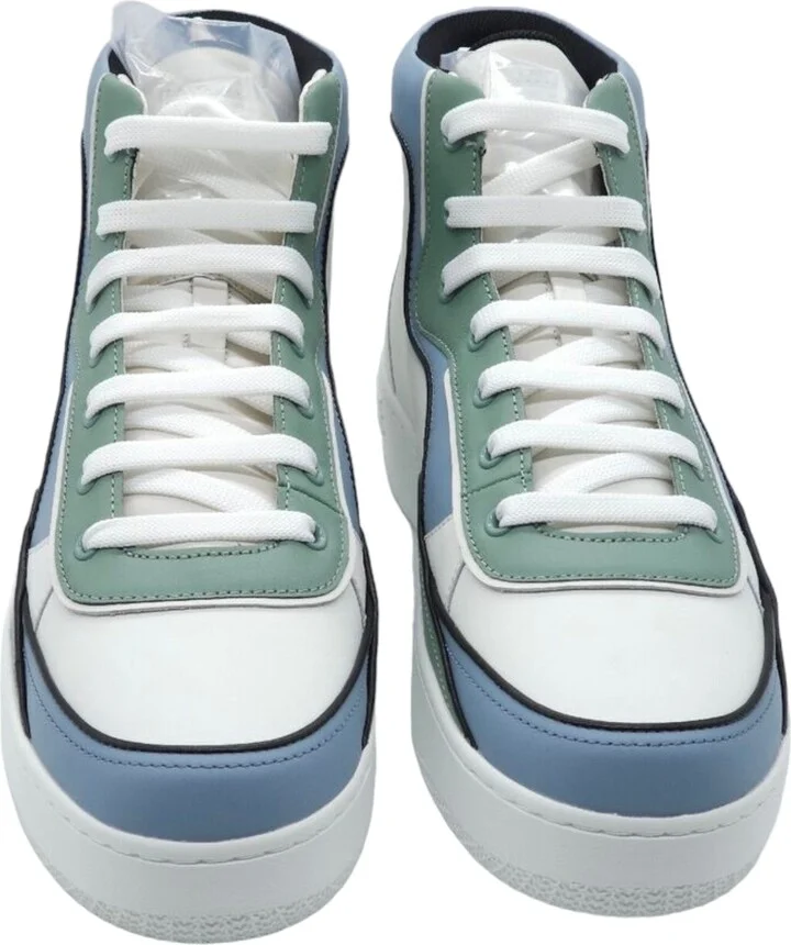 Kenton 6302315 Men's White High Top Leather Sneakers