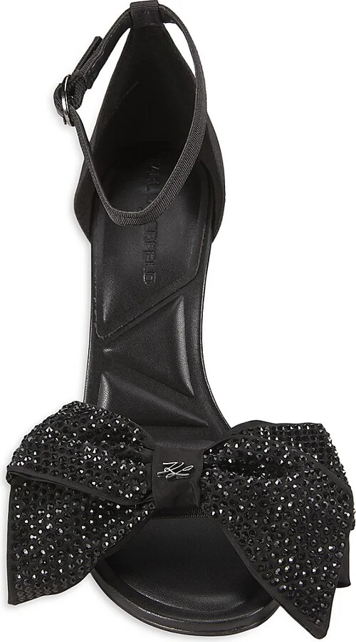 Kenz 90MM Bow Ankle Loop Sandals - Image 5