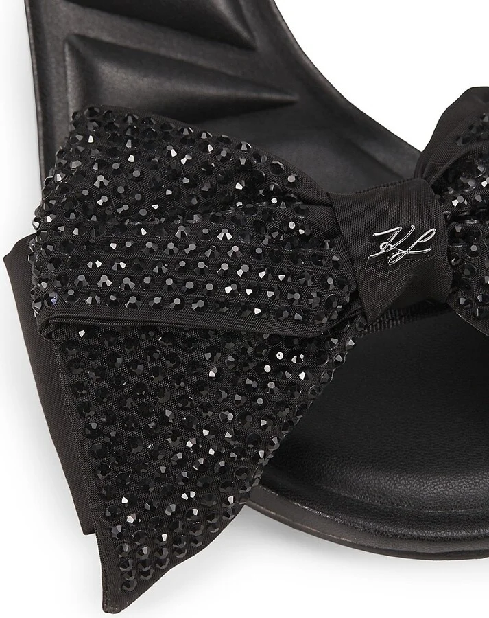 Kenz 90MM Bow Ankle Loop Sandals - Image 6