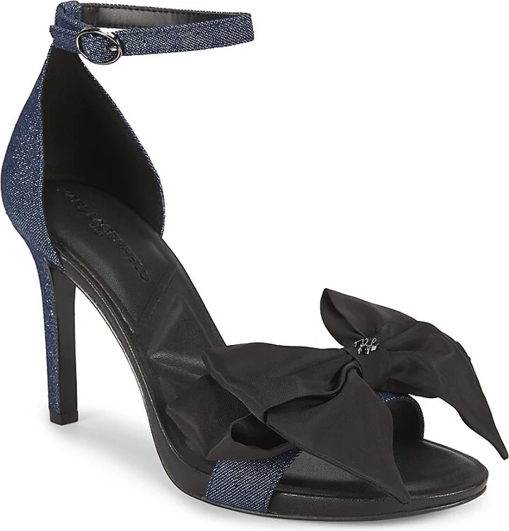 Kenz 90MM Bow Denim Sandals - Image 2