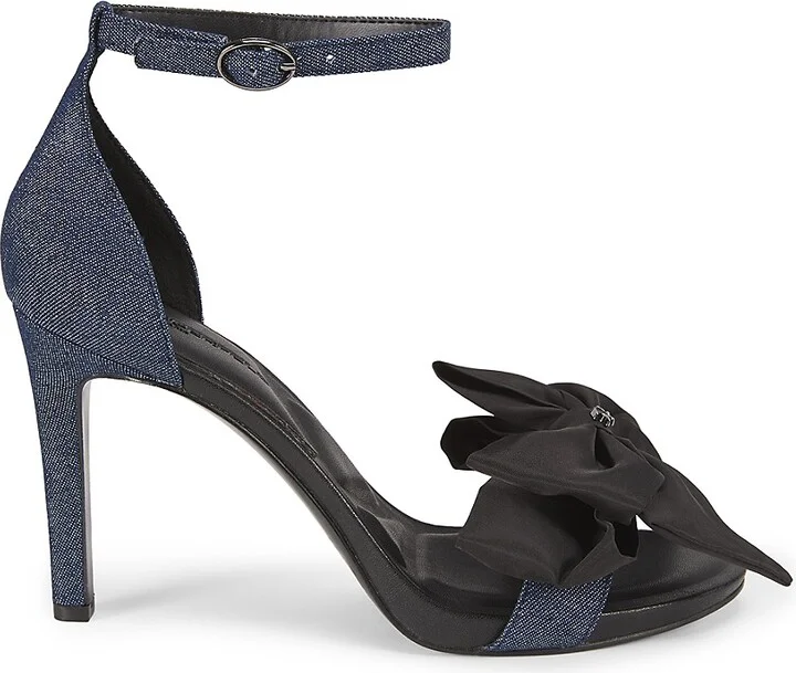 Kenz 90MM Bow Denim Sandals
