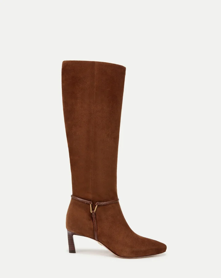 Kenzie Mid-Heel Tall Boot Wide-Calf