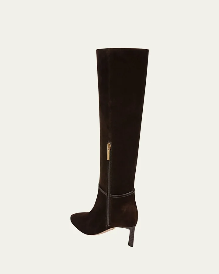 Kenzie Suede Harness Boots - Image 2