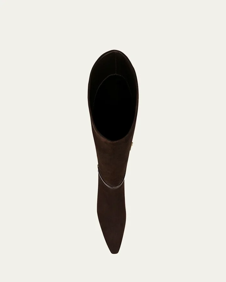 Kenzie Suede Harness Boots - Image 4