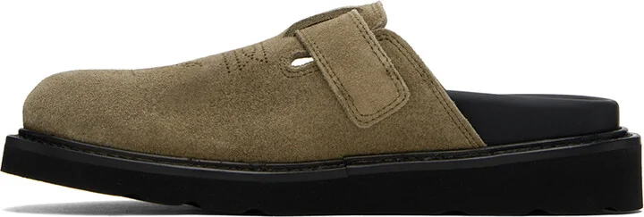 Kenzo Beige Kenzo Paris 'Kenzo Matto' Clogs - Image 3