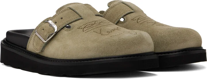 Kenzo Beige Kenzo Paris 'KENZO Matto' Clogs - Image 4