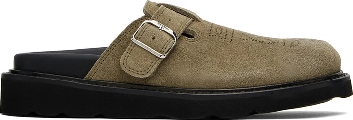 Kenzo Beige Kenzo Paris 'Kenzo Matto' Clogs