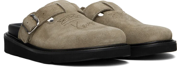 Kenzo Beige Kenzo Paris 'Kenzo Matto' Loafers - Image 4