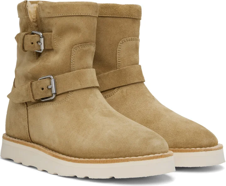 Kenzo Beige Kenzo Paris Kenzocozy Boots - Image 4